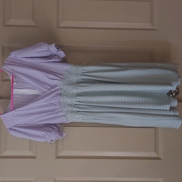 Checkered print dress like new - Picture 3 of 7